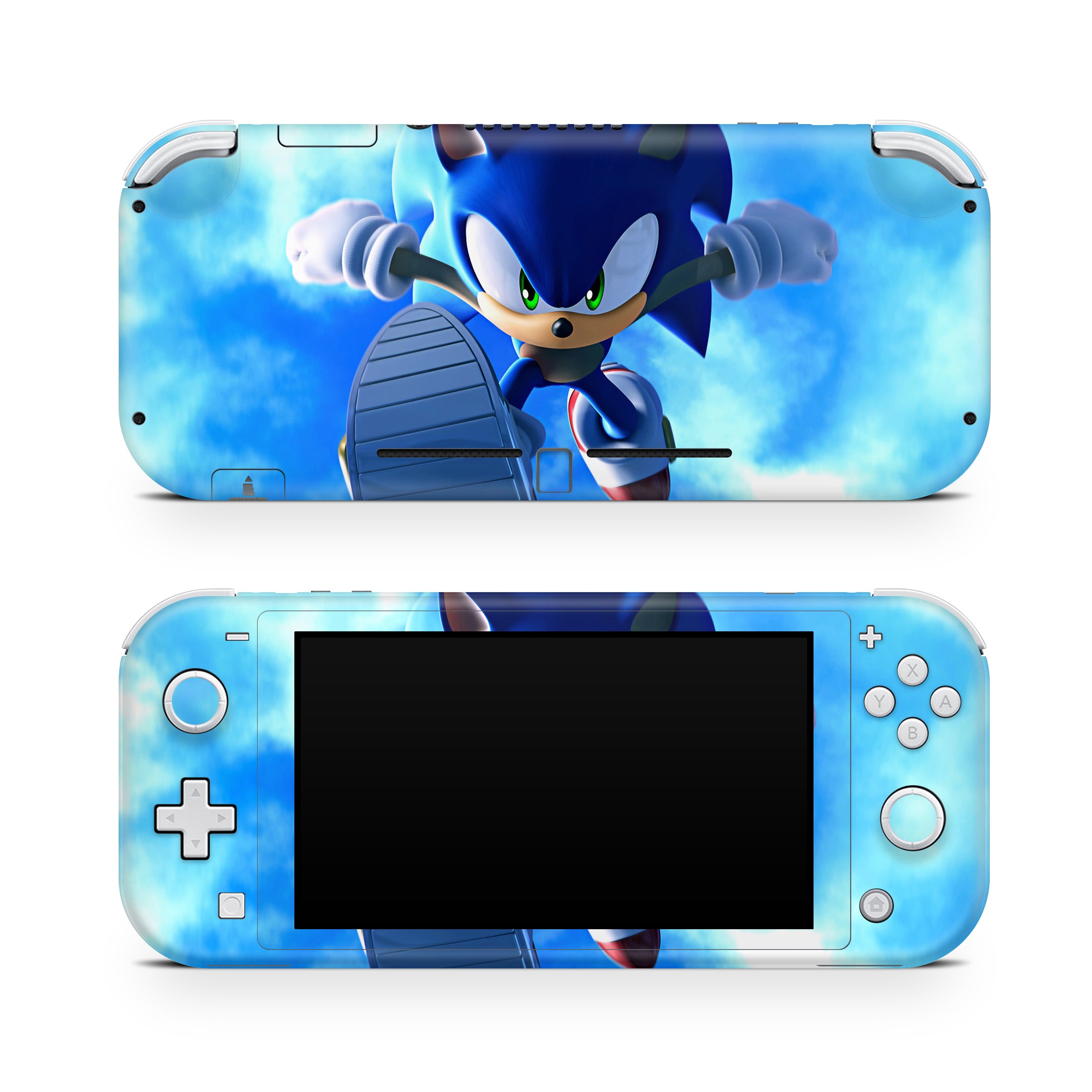 Blue Speedster Nintendo Switch Lite Skin