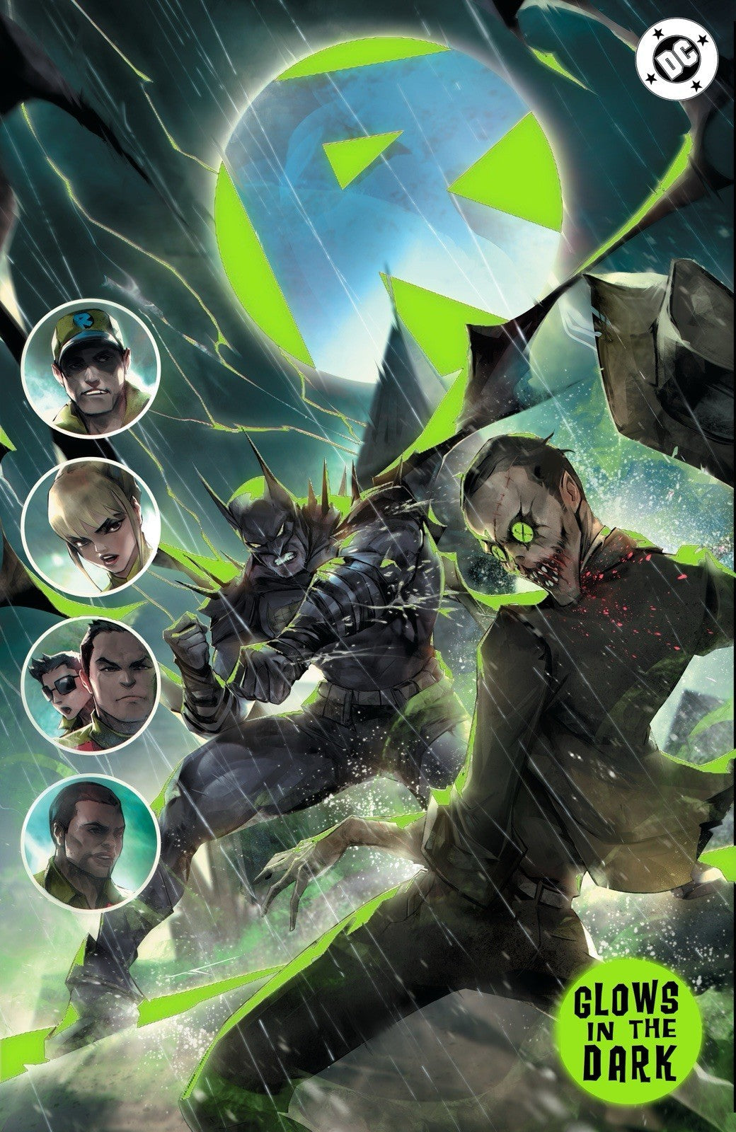 ABSOLUTE BATMAN #20 🦇 IVAN TAO 3-PACK TRADE FOIL VIRGIN GLOW-IN-THE-DARK SET