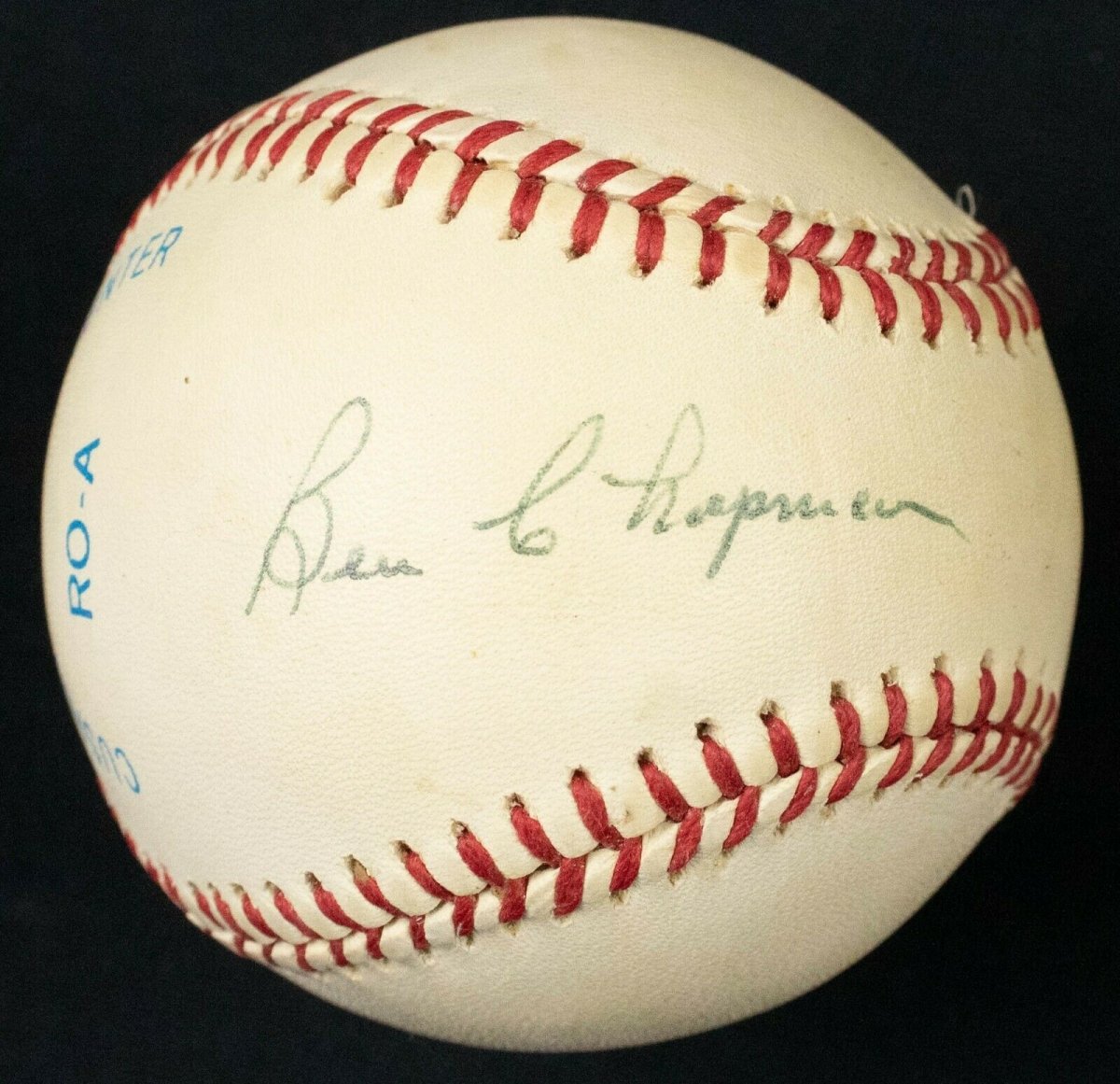 Ben Chapman Signed OAL Baseball New York Yankees D.1993 PSA COA