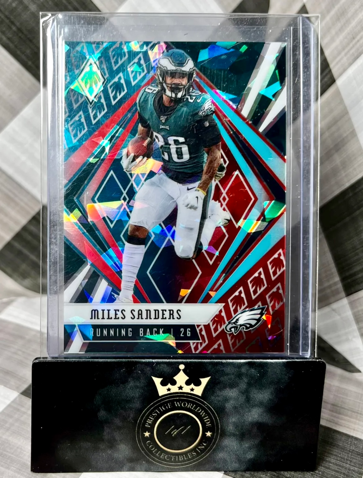 Miles Sanders 2020 Phoenix Fire & Ice /50 #75 - PHI Eagles