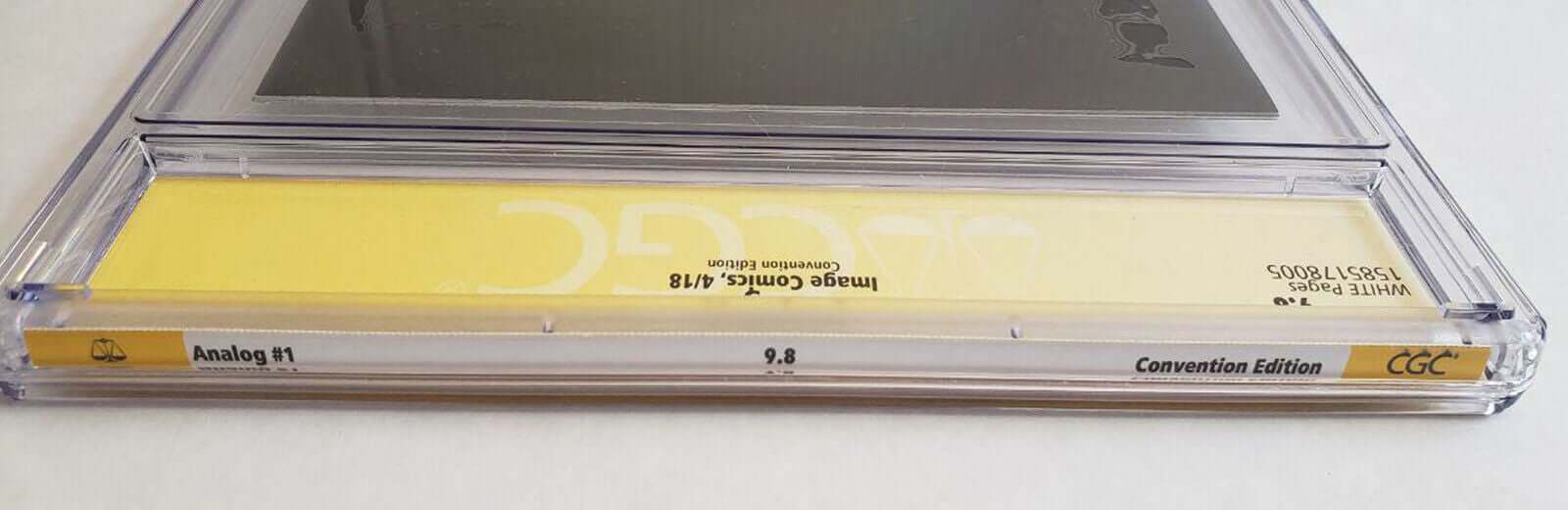 Analog 1 Image 2018 CGC SS 9.8 C2E2 Variant Signed Gerry Duggan