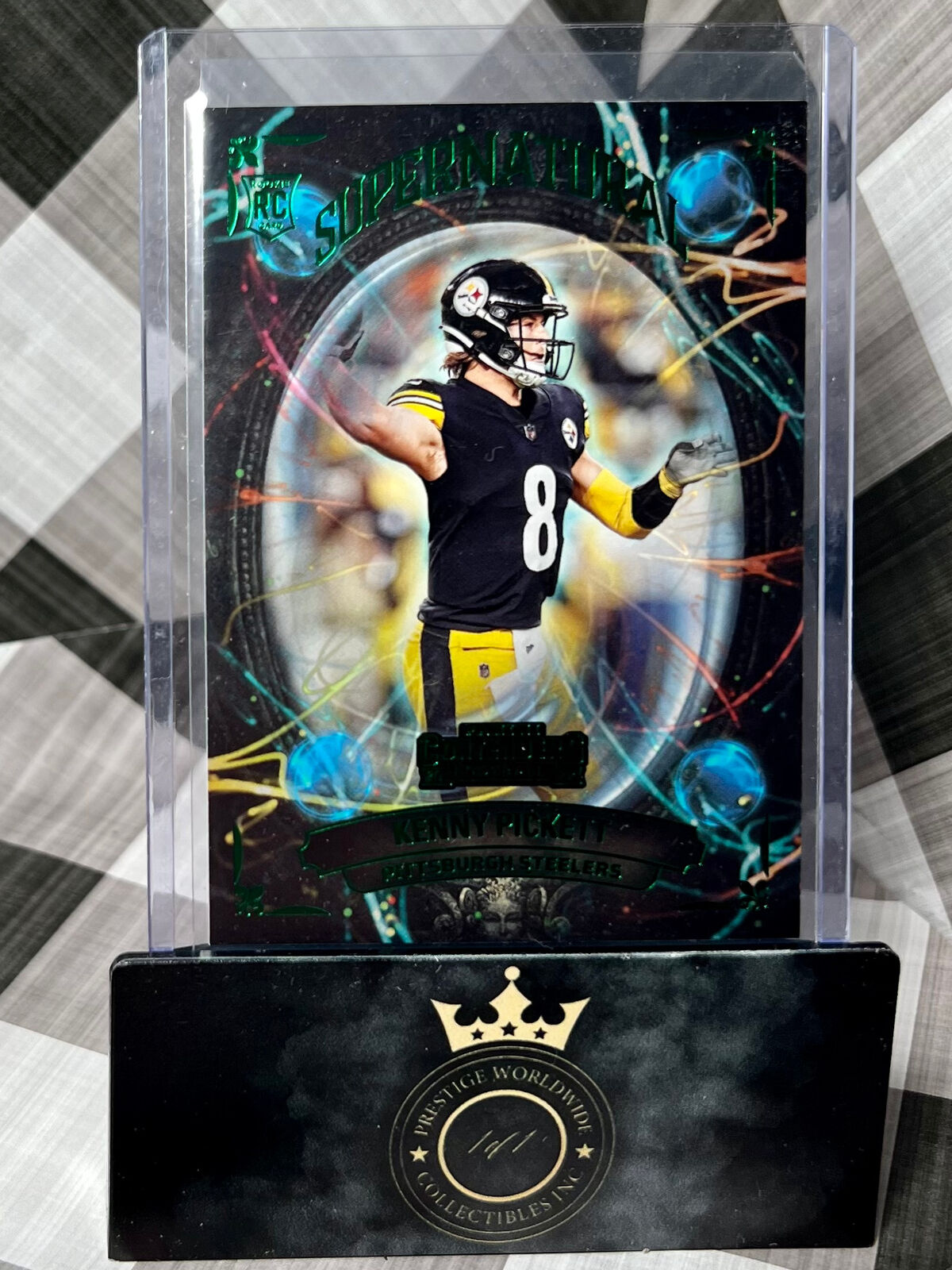 Kenny Pickett 2022 Contenders Emerald Supernatural #SN-KPI