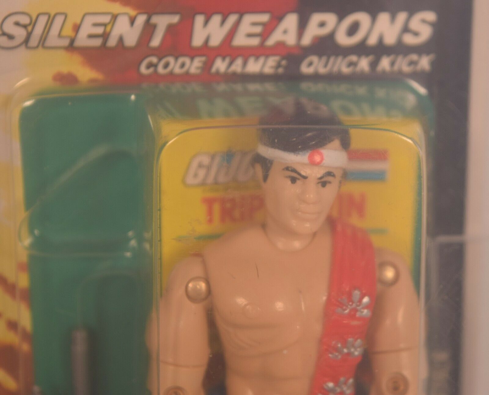 GI Joe ARAH Quick Kick Silent Weapons Action Figure Hasbro 1985 AFA 85