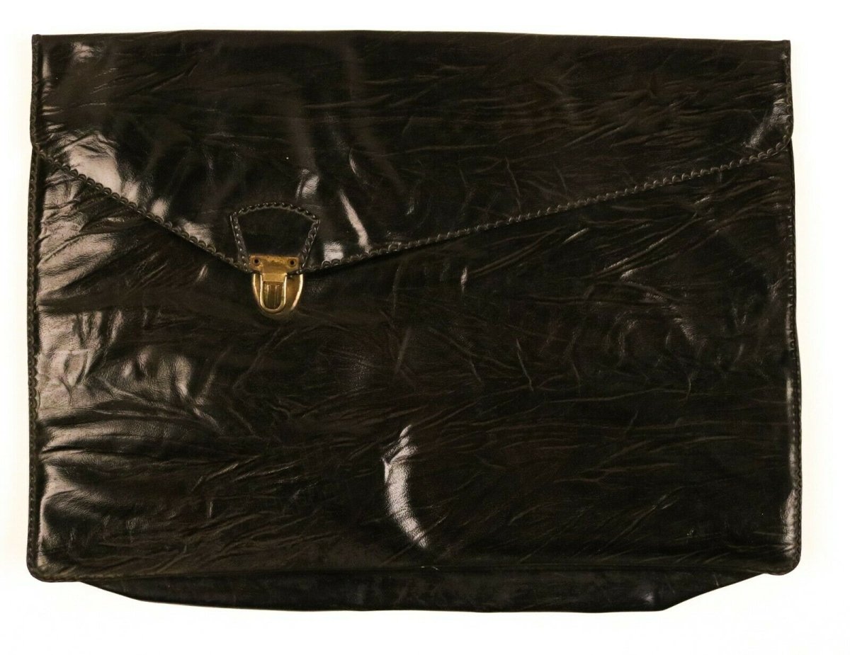 Super Bowl VI Briefcase Bag Folio 1972 New Orleans Dallas Cowboys Rare