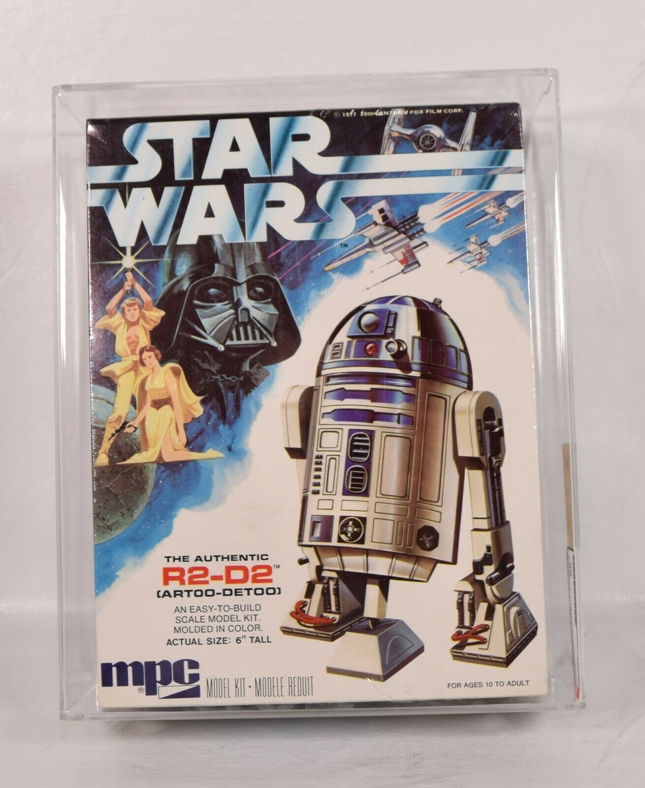 Star Wars R2-D2 Model Kit MPC 1977 AFA 85+