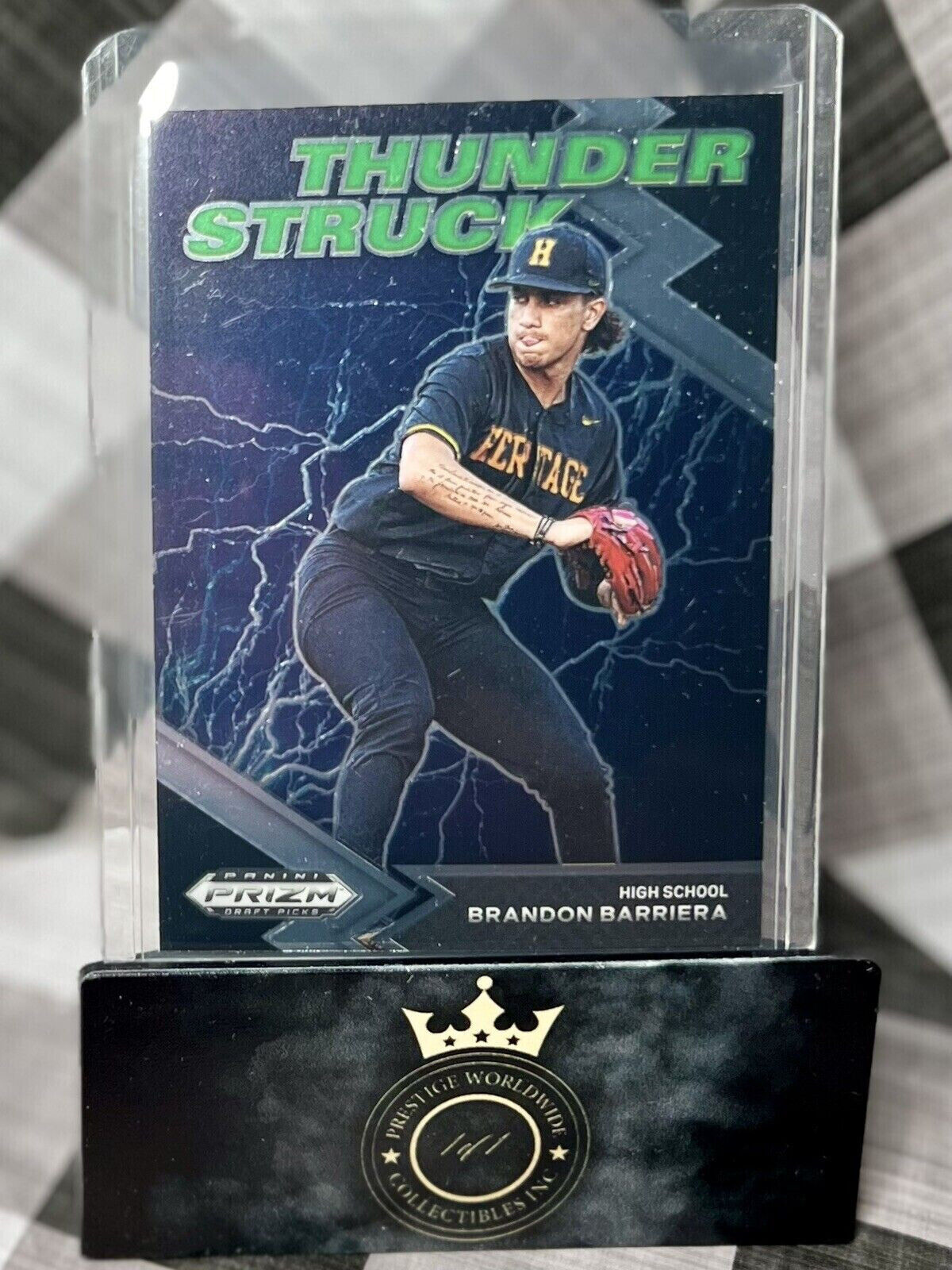 Brandon Barriera 2022 Prizm Draft Picks Insert Thunder Struck #TH-BB Toronto BJ