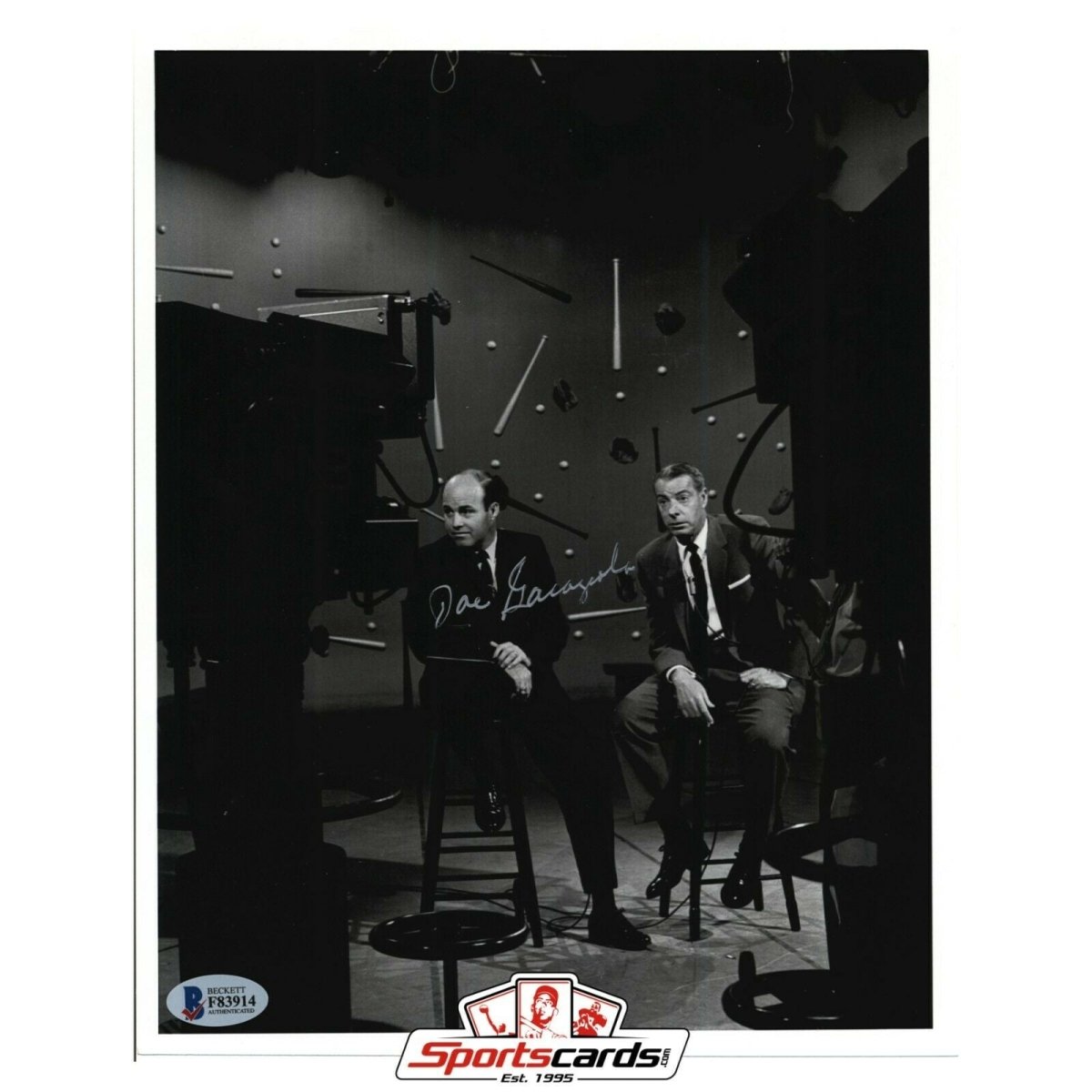 Joe Garagiola Signed 8x10 Photo BAS Beckett Auto DiMaggio