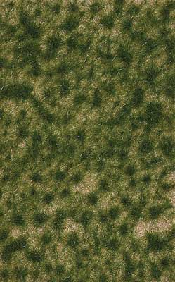 Busch 3518 A Scale Grass Tuft Sheet -- Long Late Summer Tufts