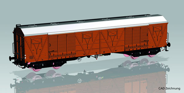 Piko 58472 HO Scale 1/87 Boxcar 401Ka Gags (Kkyt) PKP OPW IV