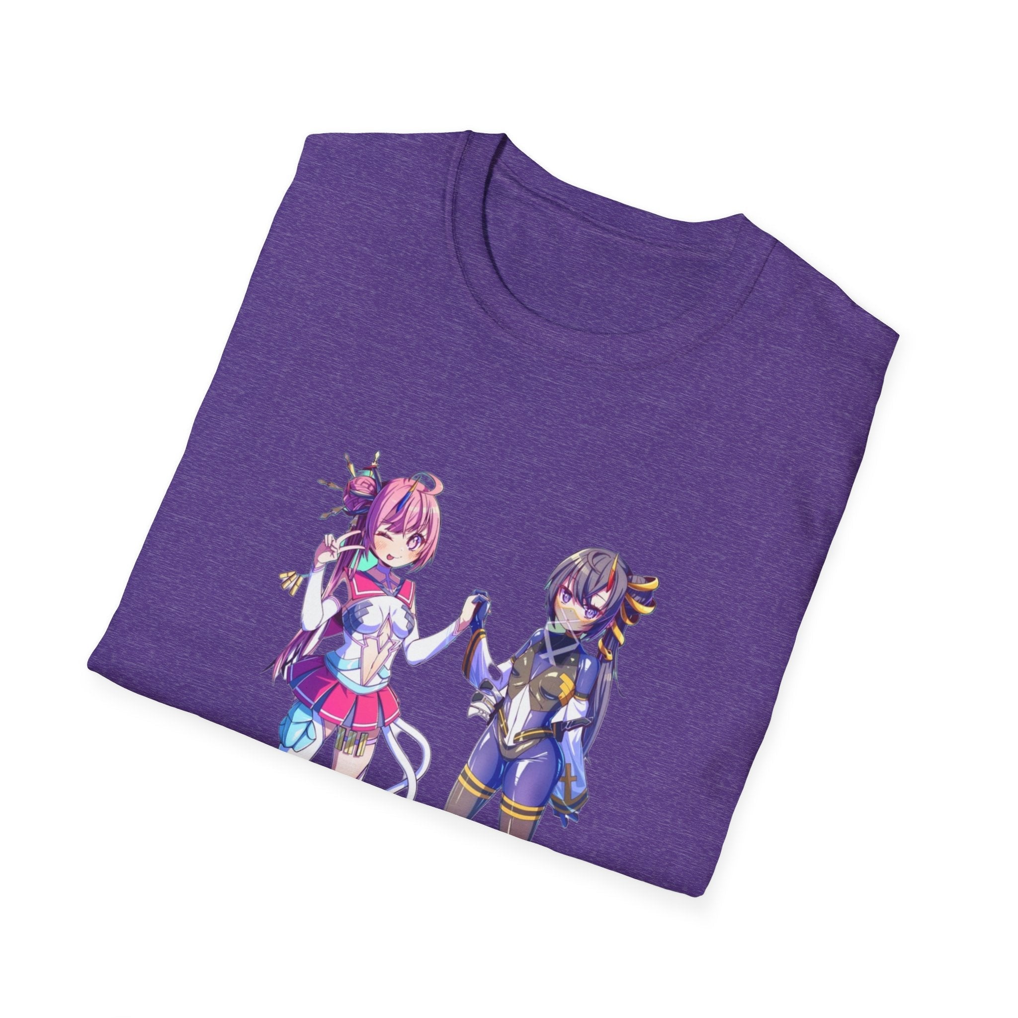 Anime-Inspired lewd Unisex T-Shirt, Cute Graphic Tee, Casual Wear, Gift for Fans, Cosplay Apparel