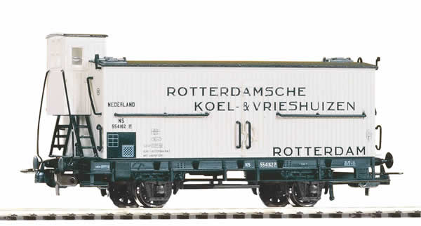 Piko 58930 HO Scale 1/87 Boxcar w/Brake Cab Koel- en Vrieshuizen NS III