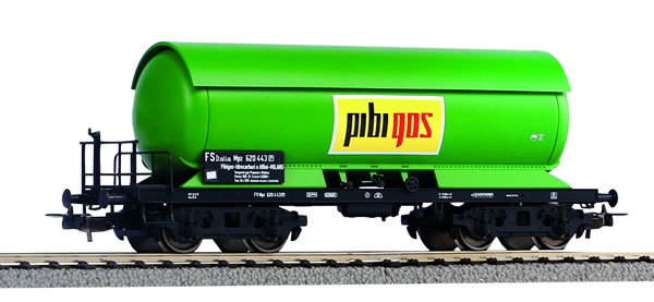 Piko 58987 HO Scale 1/87 LPG Tank Car "pibi Gas" FS III