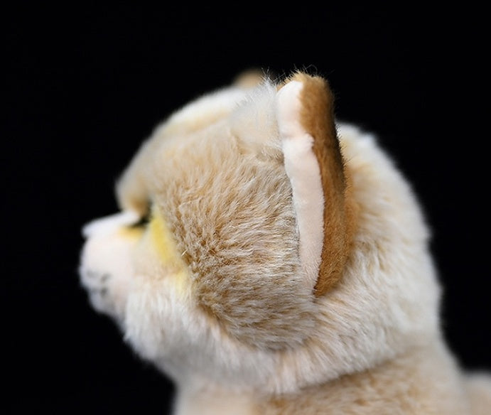 Plush Dune Cat Toy – Soft Squat Stuffed Animal Doll