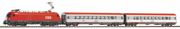 Piko 59026 HO Scale 1/87 Roadbed SmartControl light ÖBB V Pass Starter Set