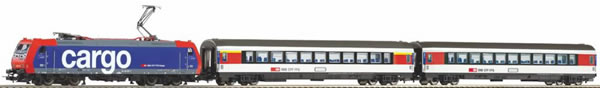 Piko 59029 HO Scale 1/87 Roadbed SmartControl light SBB VI Pass Starter Set