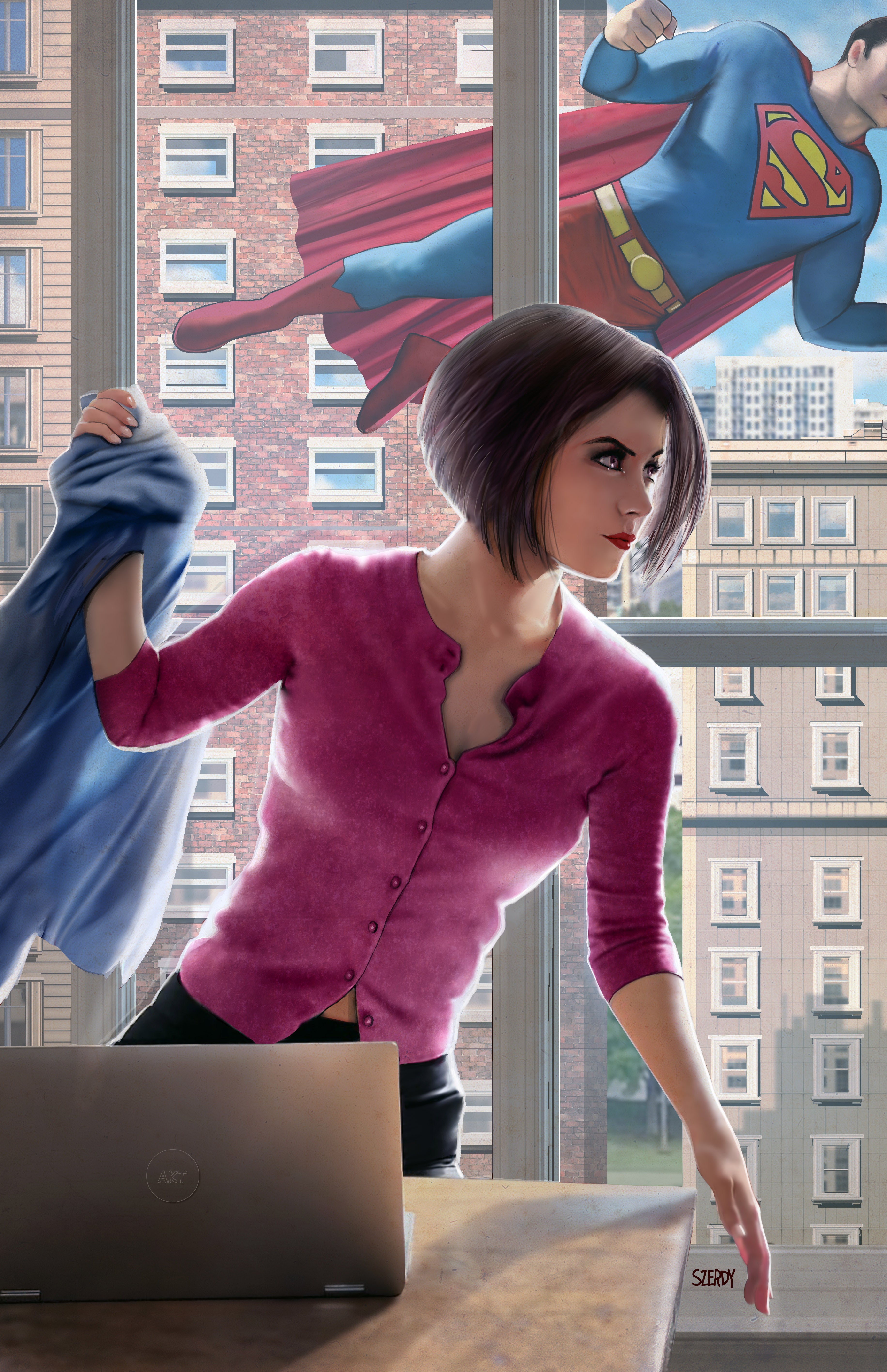 Superman Action Comics #1050 P Nathan Szerdy Card Stock Variant (12/27/2022) Dc