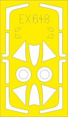 Eduard EX648 1/48 Mask Aircraft- Hunter F6 TFace for ARX
