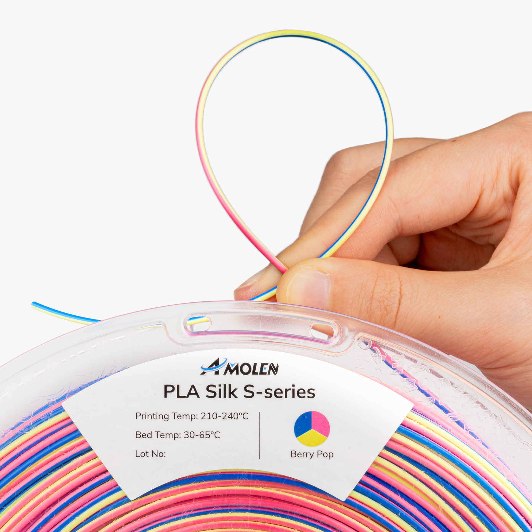 PLA Silk S-Series Filament 1.75mm, 1KG/2.2LB