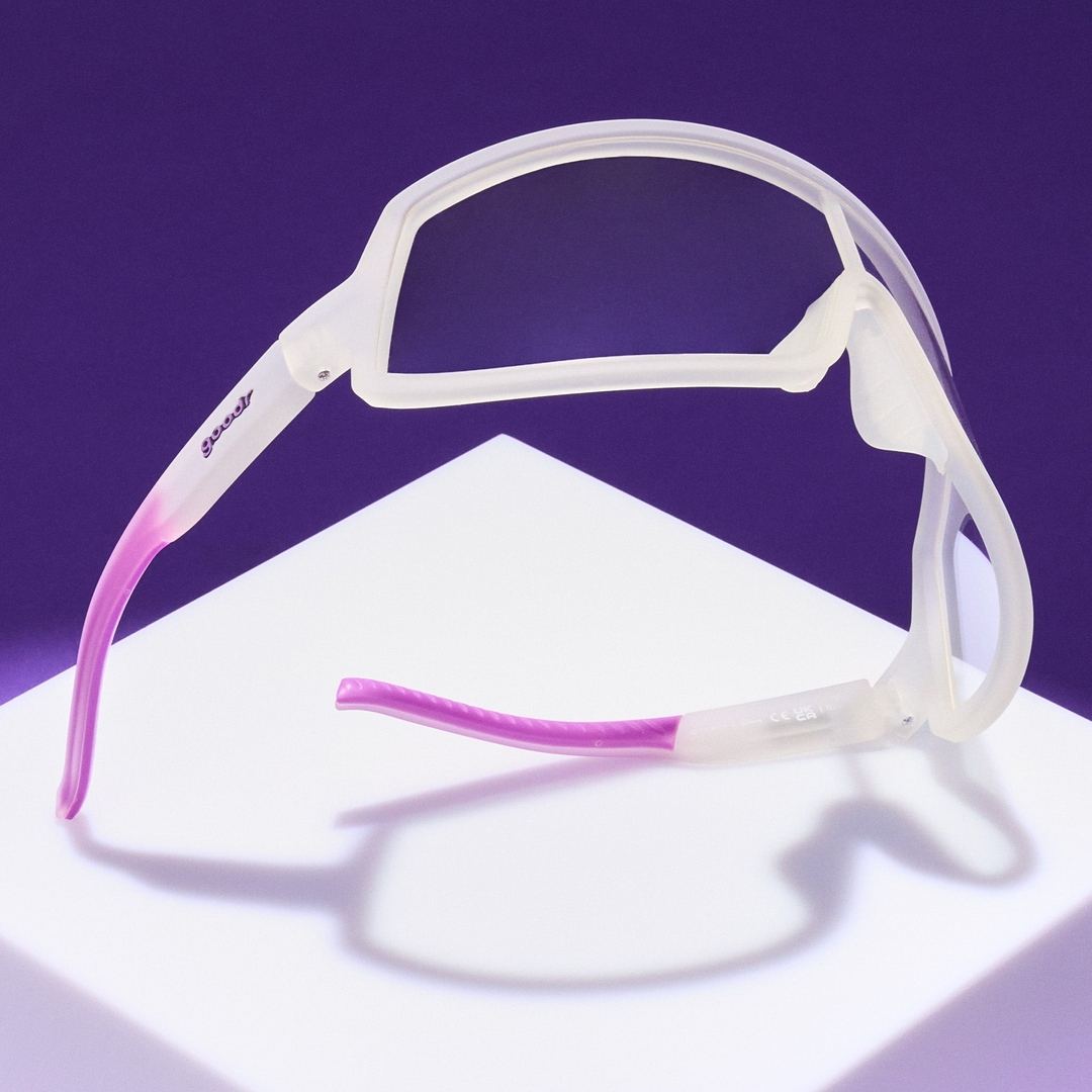 "Crystal Clear Chaos” Wrap G Polarized Sunglasses