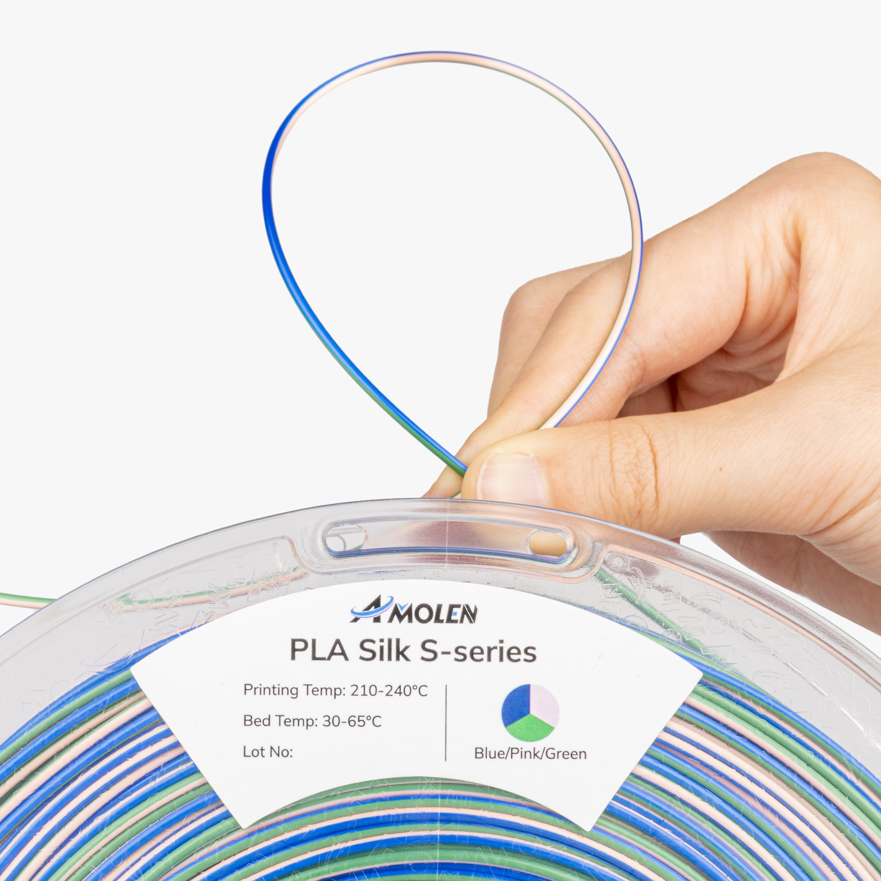 PLA Silk S-Series Filament 1.75mm, 1KG/2.2LB