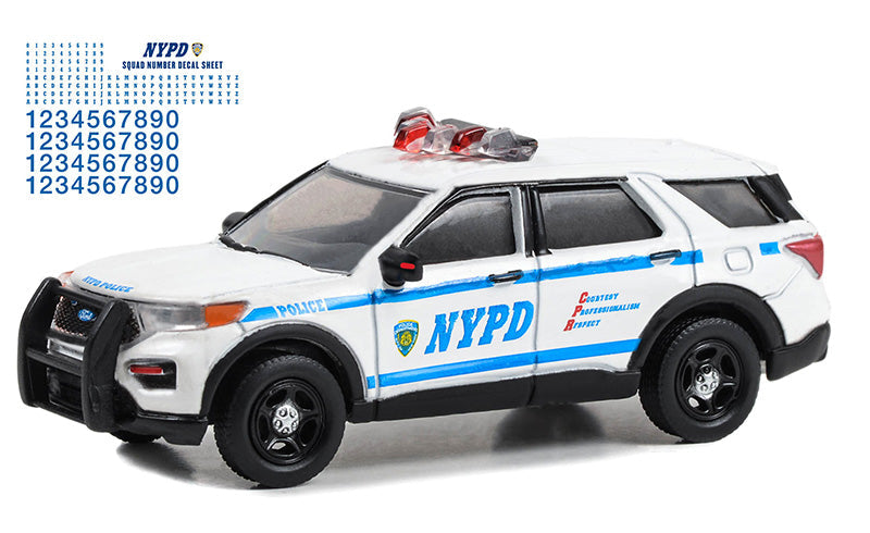 Greenlight 42776 1/64 Scale Nypd - 2020 Ford Police Interceptor Utility