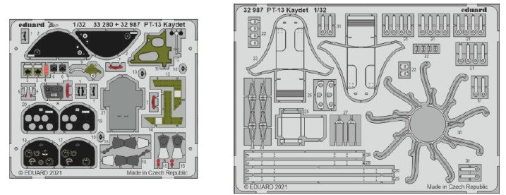 Eduard 32987 1/32 Aircraft- PT13 Kaydet for ROD (Painted)