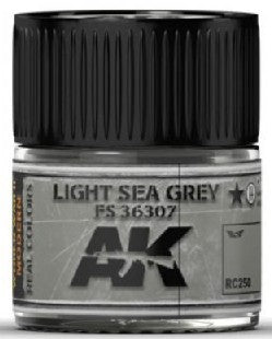 AK Interactive RC250 Real Colors: Light Sea Grey FS36307 Acrylic Lacquer Paint 10ml Bottle