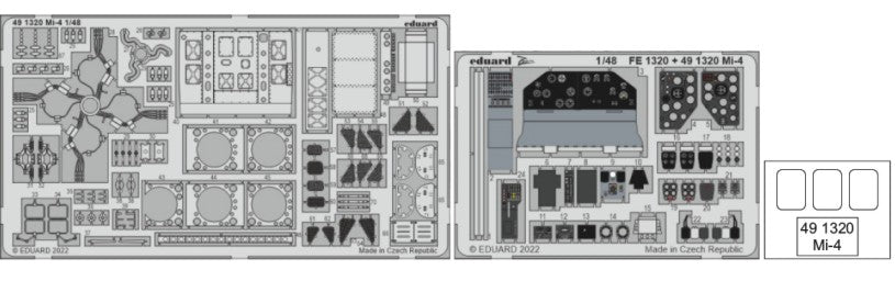 Eduard 491320 1/48 Aircraft- Mi4 for TSM (Painted)