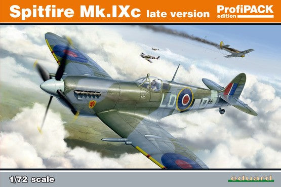 Eduard 70121 1/72 Spitfire Mk IXc Late Version British Fighter (Profi-Pack Plast