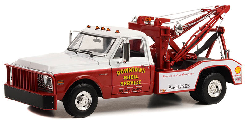 Greenlight 13654 1/18 Scale Downtown Shell Service “Service Is Our Business”
