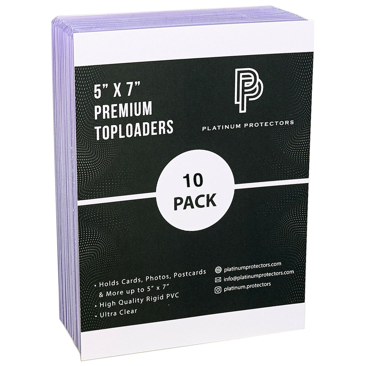 Photocard Toploader 5" x 7"