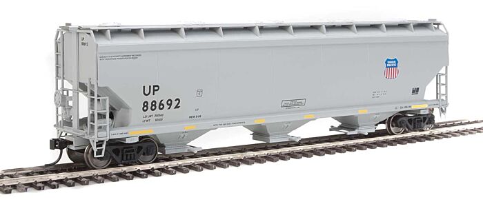 Walthers Mainline 910-7711 HO Scale 60' NSC 5150 3-Bay Covered Hopper - Ready to Run -- Union Pacific(R) #88692
