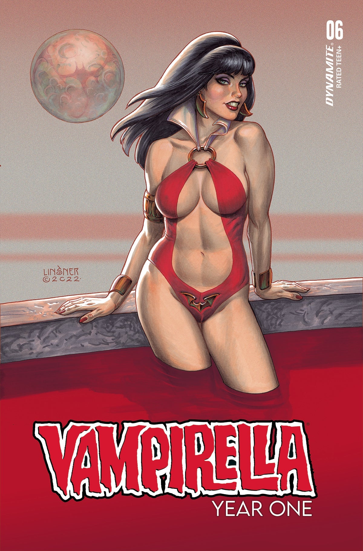 Vampirella Year One #6 G 1:10 Joseph Michael Linsner Original (03/29/2023) Dynamite