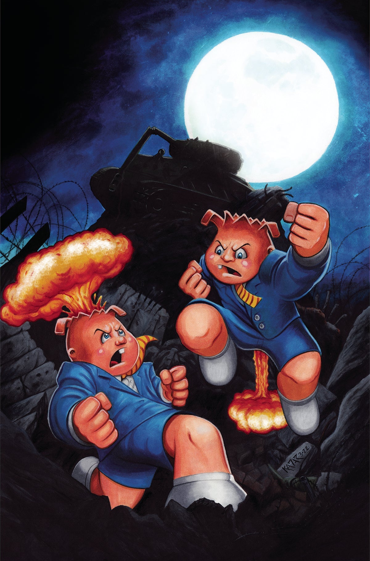 Garbage Pail Kids Origins #3 E 1:10 Frank Kadar Virgin (12/14/2022) Dynamite