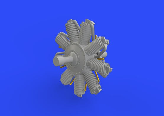 Eduard 672139 1/72 Aircraft- Fokker Dr I Engine for EDU (Photo-Etch & Resin)