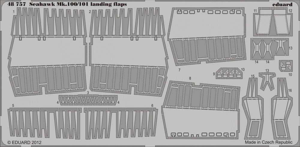 Eduard 48757 1/48 Aircraft- Seahawk Mk 100/101 Landing Flaps for TSM
