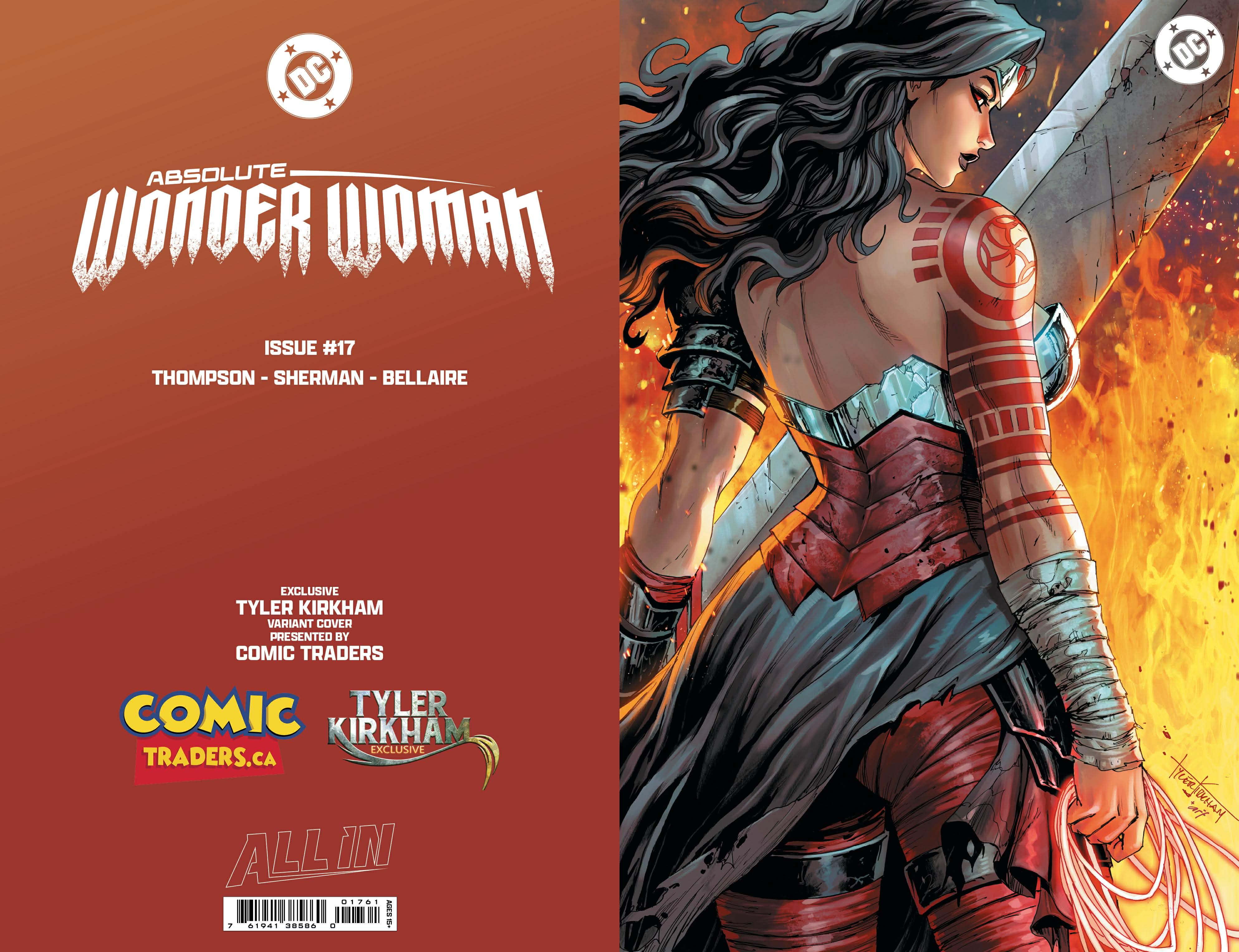 ABSOLUTE WONDER WOMAN #17 TYLER KIRKHAM EXCLUSIVE VIRGIN VAR (02/25/2026)