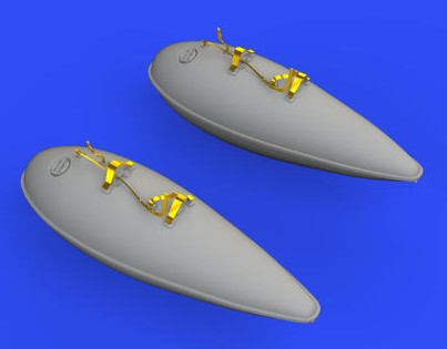 Eduard 648571 1/48 Aircraft- P51D 75 Gal. Drop Tanks for EDU (Resin)