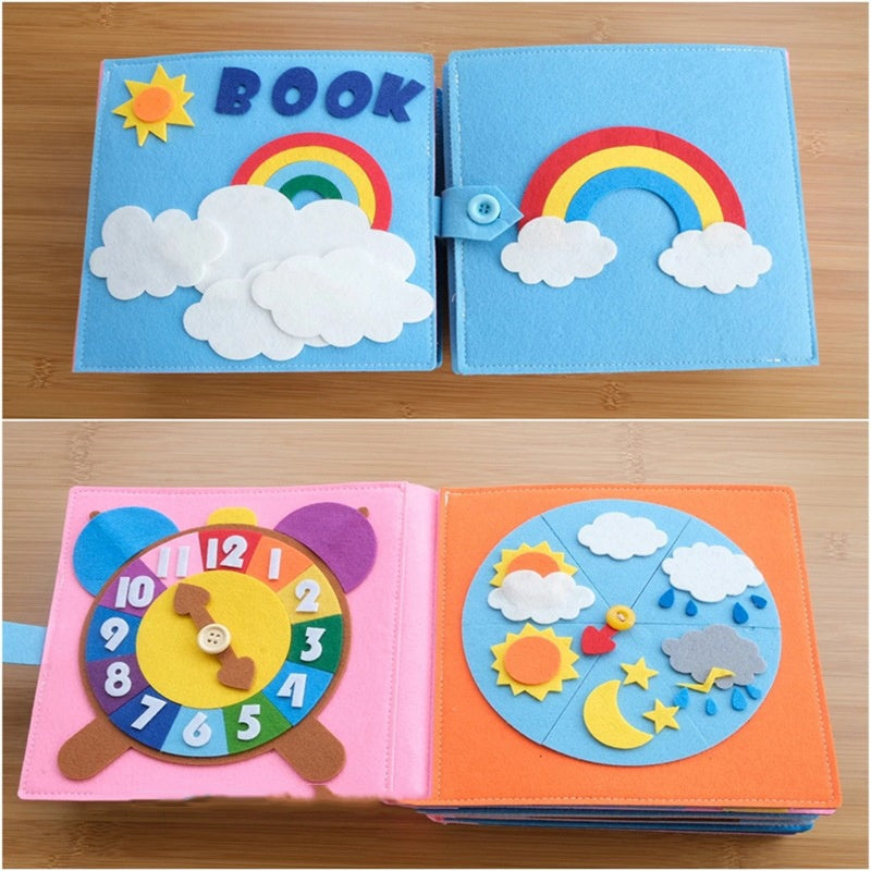 Baby Cloth Book – Soft Interactive Felt Activity Book for Early Learning