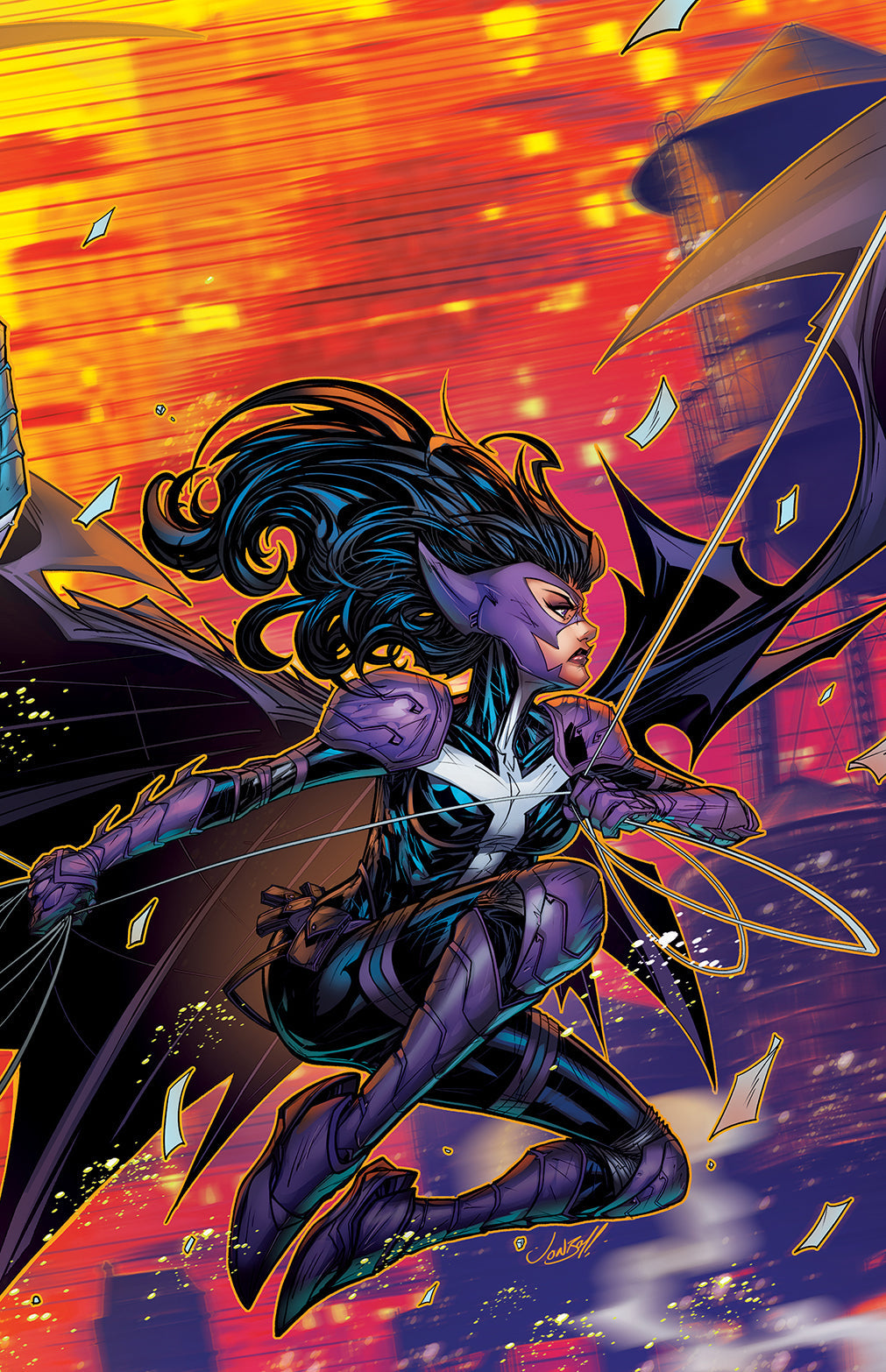 Batman Superman Worlds Finest #11 C Jonboy Meyers Huntress Connecting GGA Variant (01/17/2023) Dc