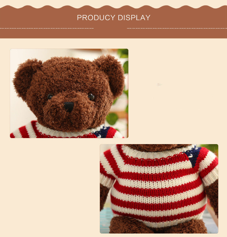 Teddy Bear Plush Toy – Soft Hugging Bear Doll for Gifts and Décor