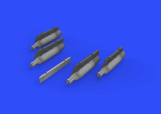 Eduard 672190 1/72 Aircraft- MiG21 UB16 Rocket Launchers w/Pylons for EDU (Decal