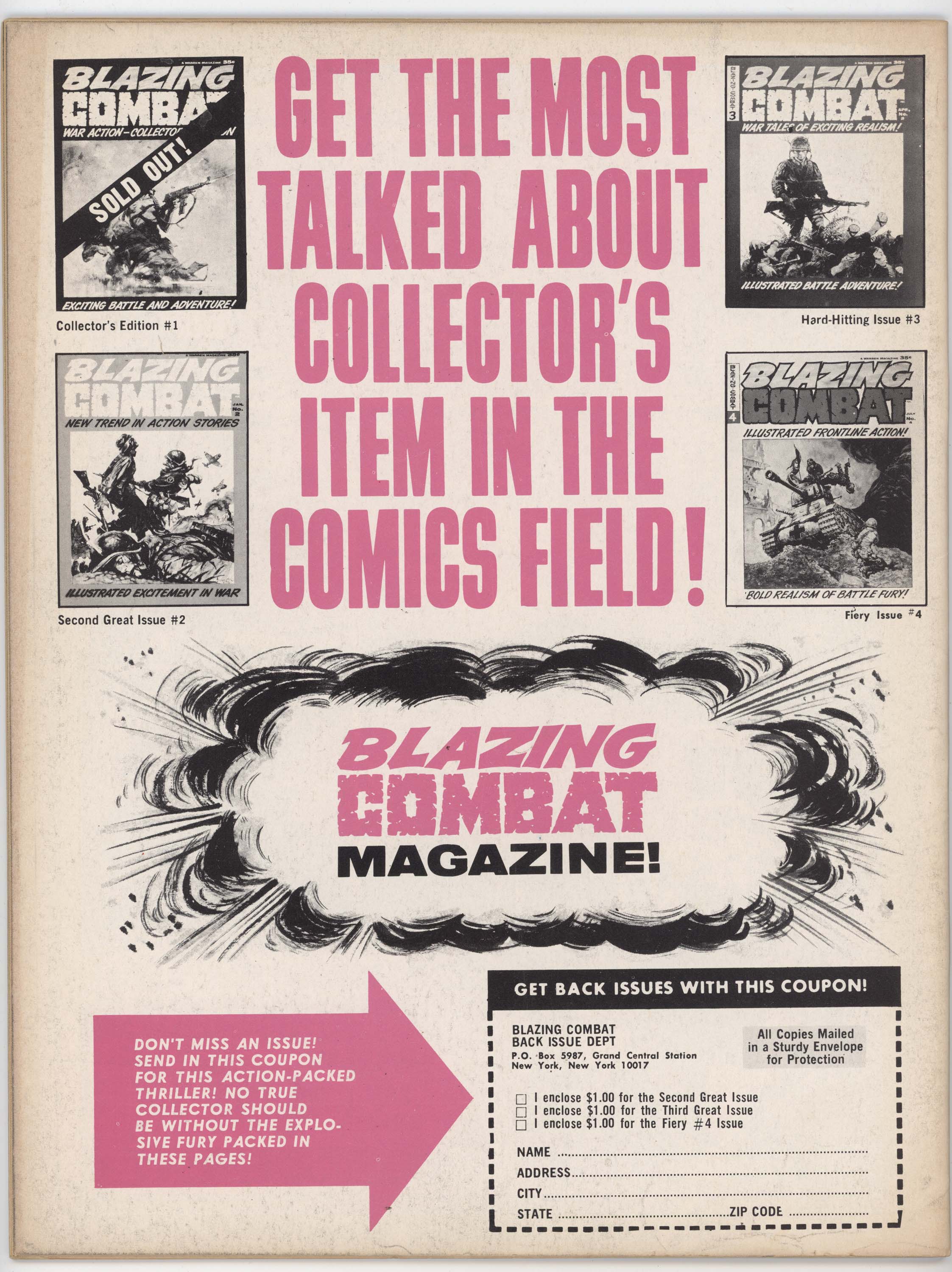 Creepy Magazine 21 Warren 1968 VF Rats Steve Ditko Archie Goodwin