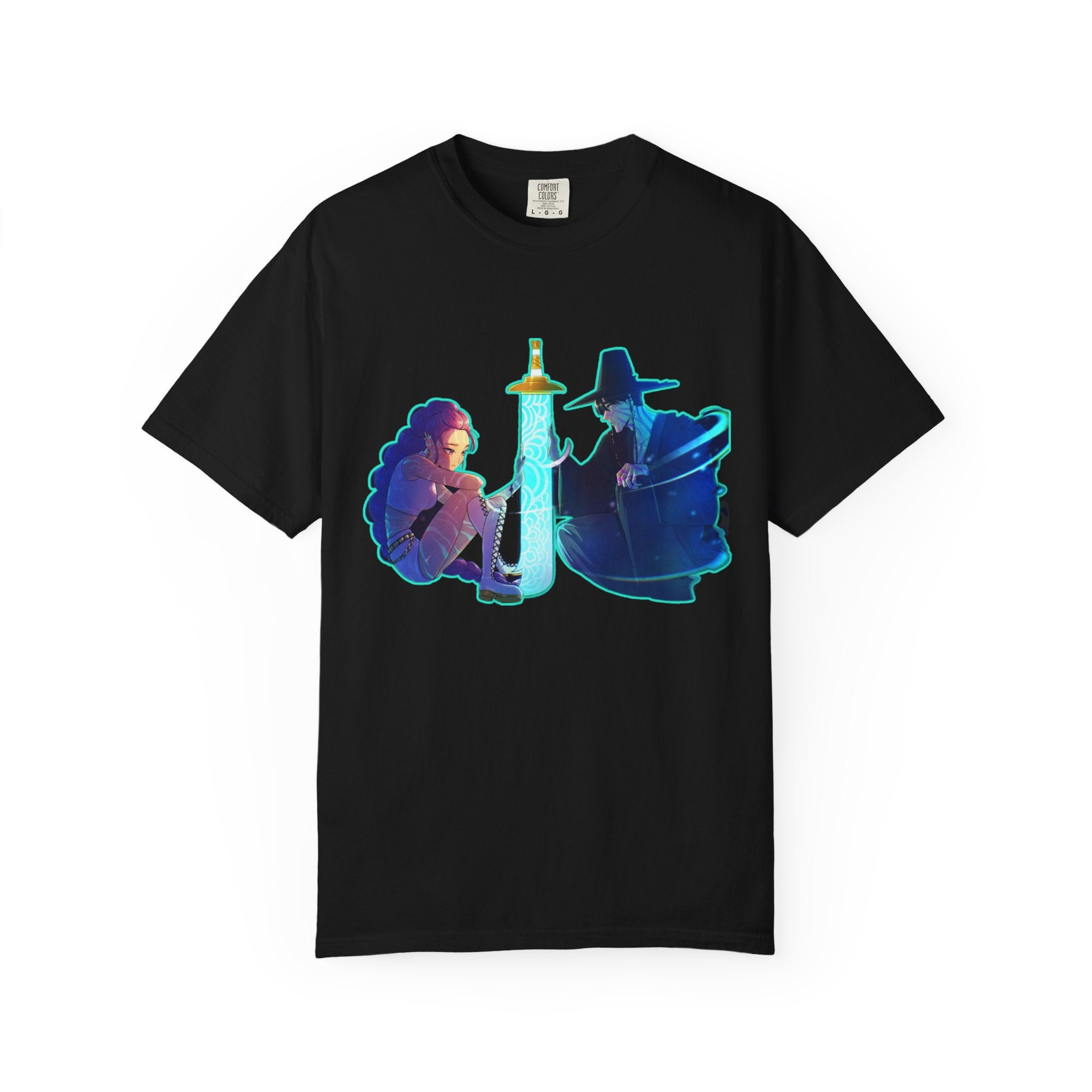 Unisex kpop Garment-Dyed T-shirt