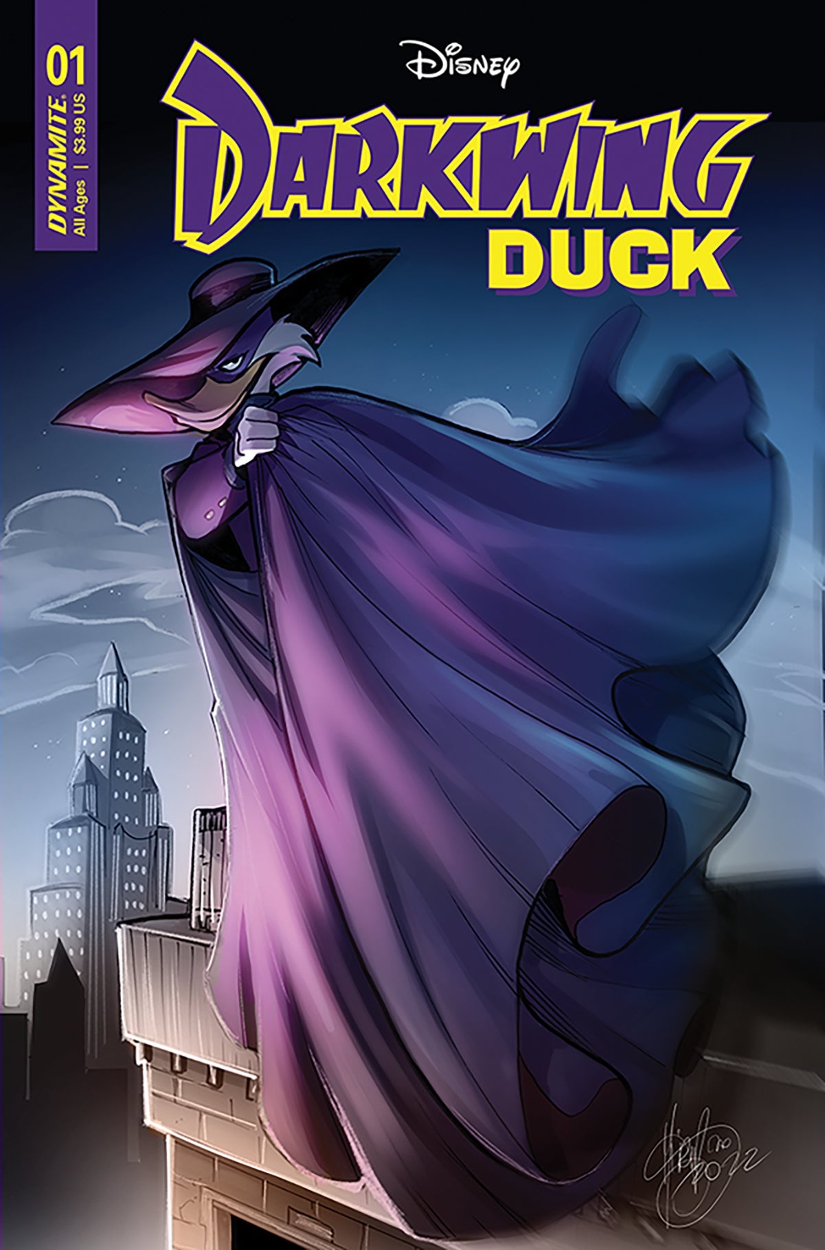 Darkwing Duck #1 B Mikra Andolfo Variant (01/25/2023) Dynamite