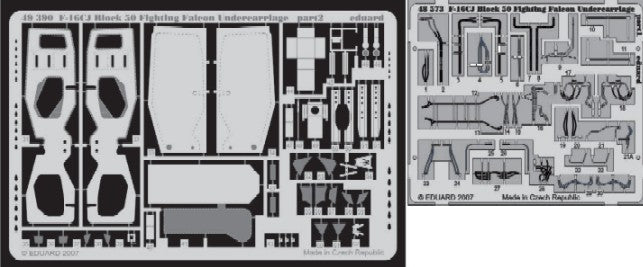 Eduard 49390 1/48 Aircraft- F16CJ Block 50 Undercarriage for TAM (Painted)