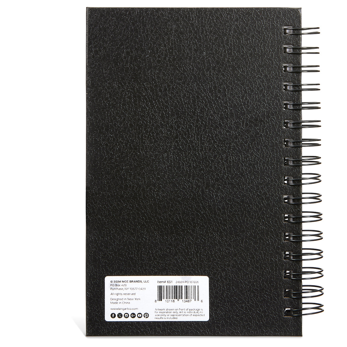 Hardcover Sketchbook 5.5x8.5 100 Pages