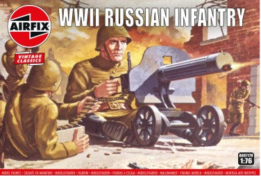 Airfix 717 1/76 WWII Russian Infantry Figure Set (48)