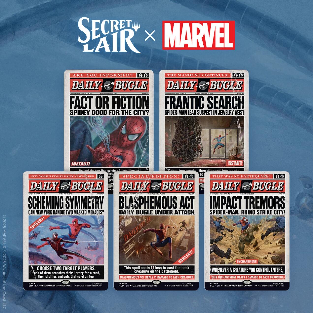 (Preorder) Secret Lair Drop: Secret Lair x Marvel's Spider-Man: Daily Bugle Breaking News