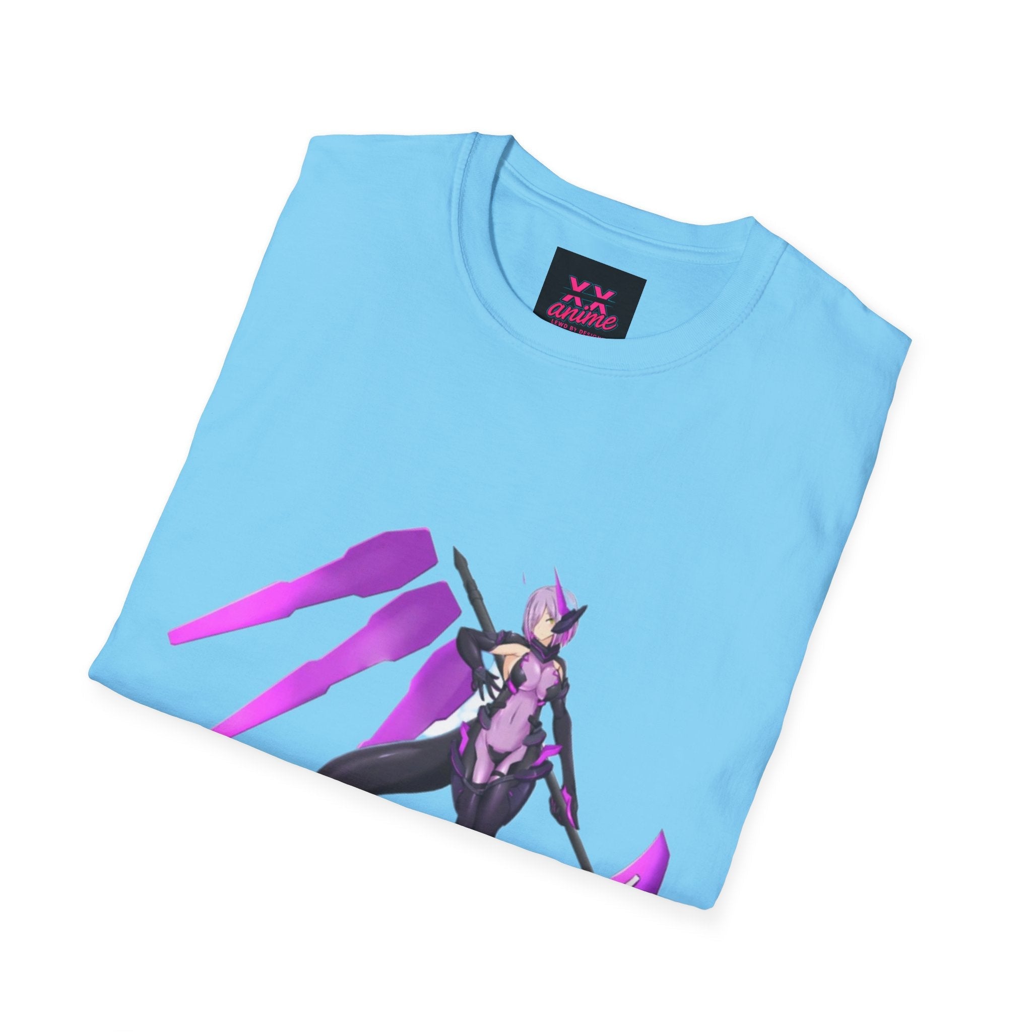 Anime-lewd Inspired Unisex Softstyle T-Shirt, Graphic Tee for Fans, Perfect for Cosplay, Gift for Anime Lovers, Casual Wear, Unique Designs